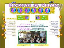 Tablet Screenshot of biodanzamurcia.es